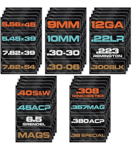 Amazon.com: Ammo Can Vinyl Sticker Set Decal Label .22 .223 .308